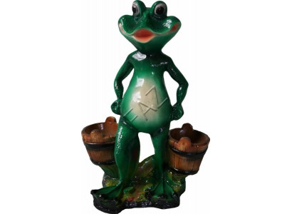 Dekoration Design Frosch Figur Garten Statue Skulptur Figuren Skulpturen
