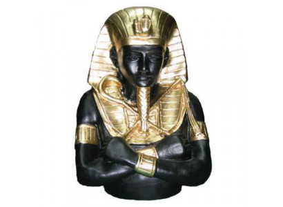 Figur Ägyptische Pharao Statuen Figuren Dekoration Kunststoff 34cm Ägypten Neu