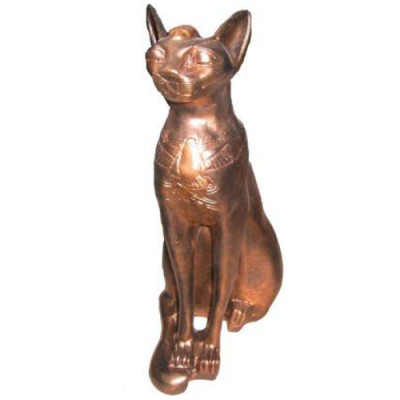 Figur Ägyptische Katze Bastet Statuen Figuren Dekoration Kunststoff 37cm Ägypten