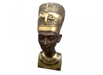 Ägyptische Figur Nofretete Büste Kunststoff Figuren Statuen Skulpturen Statue