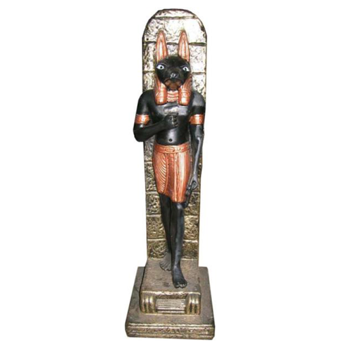 Ägyptische Figur Anubis Kunststoff god of death Dekoration Statuen Figuren 33cm