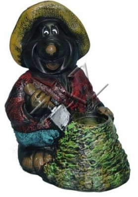 Design Vase Design Skulptur Figur Maulwurf Statue Statuen Figuren Dekoration Neu