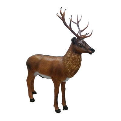Hirsch Lebensgroße Figur Dekoration Statuen Skulptur Garten Deko Figuren 180cm