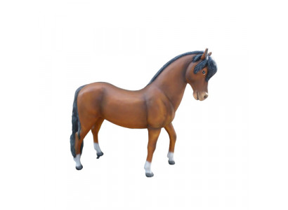 Pferd Lebensgroße Figur Dekoration Statuen Skulptur Garten Deko Figuren 160cm