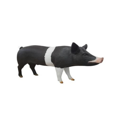 Mast Schwein Bauernhof Dekoration Garten Statue Tier Wurst Statuen 160cm Figuren