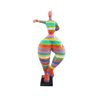 Moderne Figur Ballerina PVC Skulptur Dekoration 85cm Deko Figuren Statuen Neu