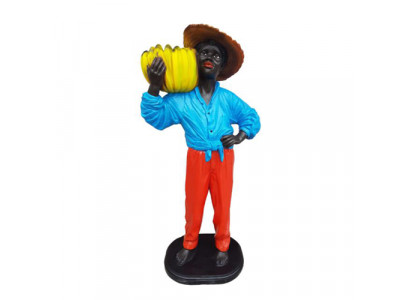 Deko Figur Statue Skulptur 120 cm Figuren Statuen Skulpturen Black Lives Matter