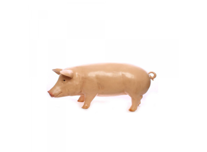 Armes Schwein Bauernhof Dekoration Garten Figuren Statue Tier Wurst Statuen 93cm