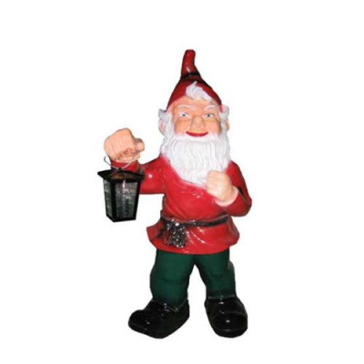 Garten Zwerg 100cm Garten Dekoration Figuren Statuen Figur Hand