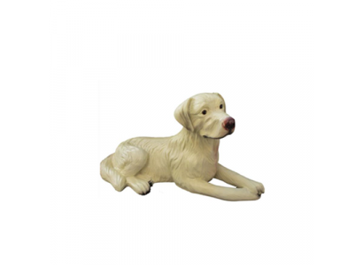 Hund figur Hunde figuren statuen moderne Beige bemalt neu 88cm statue Skulptur