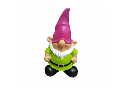 Garten Gnom 80cm Garten Dekoration Figuren Statuen Figur Hand bemalt Neu
