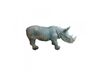 nasshorn Dekorative Statue Garten Figuren Statuen 60cm Lebensgroß Figur Platik