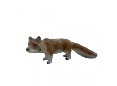 Dekoration Garten Plastik Figuren Handbemalte Figur Statue Fuchs 35 cm Statuen