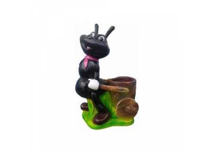 Garten Ameise Garten Dekoration Figuren Statuen Figur Hand bemalt Neu 48 cm