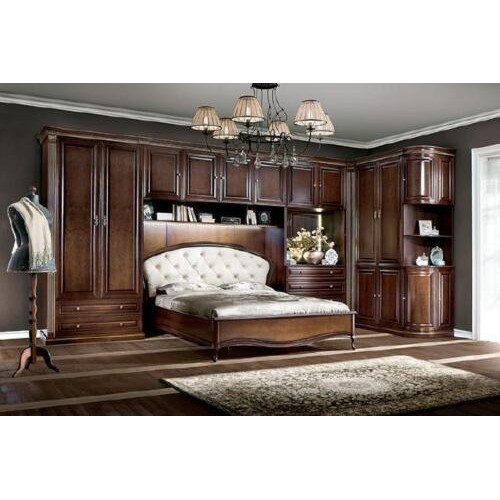 Xl Moebel Bett Schlafzimmer Königliches Schlafzimmer + Oberschrank Schrank Neu Verona Iv - Image 3