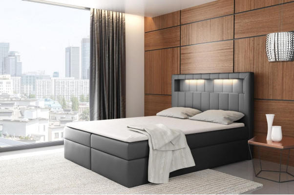 Bett beleuchtet boxspring betten king size samt hotel neu schlafzimmer möbel