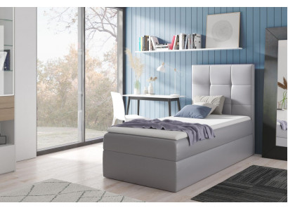 Jugendbett Schlafzimmer Design Hotel Modern Bett Bettkasten Boxspringbett 90 cm