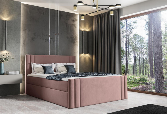 Bett Schlafzimmer Betten Polster Design Doppel Luxus 180x200 Boxspring Neu