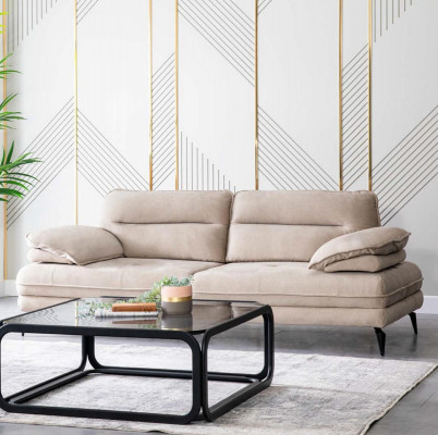 Luxus Couch Möbel Sofas Couchen 3tlg. Set Garnitur Sofagarnitur Stoff