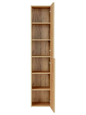Hochwertiger Badezimmer Schrank Hochschrank Holz Badmöbel Luxus