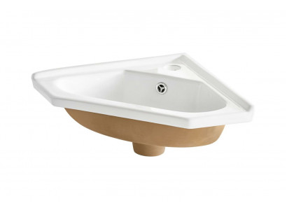 Eckwaschbecken Keramik Waschtisch Waschbecken Aufsatzwaschtisch