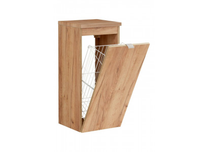 Universelle Hängeschrank Schrank Badmöbel mit einem Wäschekorb