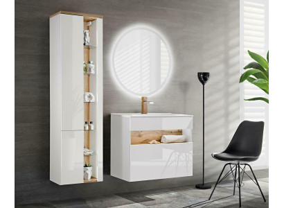 Design Badezimmer Möbel Bad 3 tlg. Set Garnitur Schrank Waschbecken