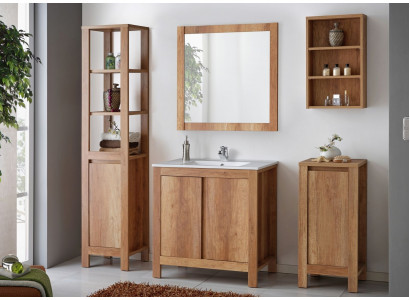 Design Badezimmer Möbel Bad Set Dekorative Garnitur Schrank Waschbecken