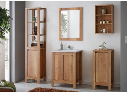 Design Badezimmer Möbel Bad Set Garnitur Becken Schrank Waschbecken