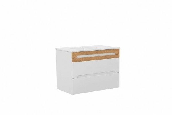 Waschbecken Waschtisch Unterschrank Keramik Becken Badezimmer