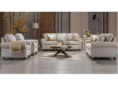 Wohnzimmer Sofagarnitur Modern Design Möbel 2x Sofa Dreisitze 2x Sessel