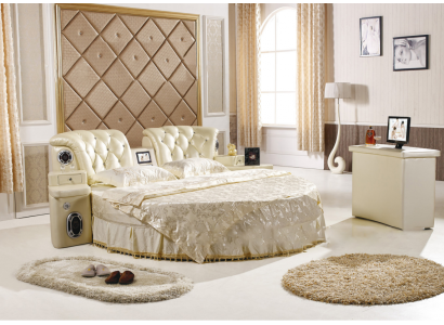 Rundes Bett Rund Design Betten Doppel Luxus Hotel Gestell Schlaf Zimmer