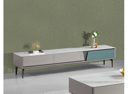 Grau Wohnzimmerschrank Sideboard rtv TV Schrank Lowboard TV Möbel Neu