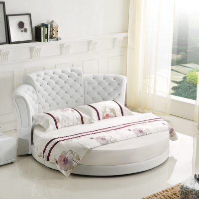 Rund Bett Luxus Chesterfield Betten Schlaf Zimmer Doppelbett 200x200 cm