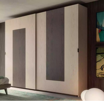 Kleiderschrank braun Schlafzimmer Material Holz Schrank Holz Schrank