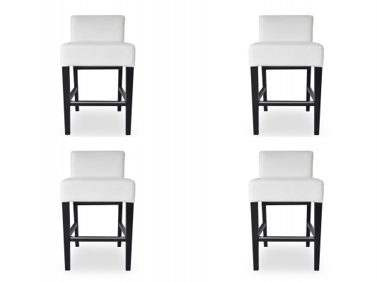 4x Bar Hocker Barhocker Tresen Tisch Stuhl Set Stühle Polster Sitz Garnitur