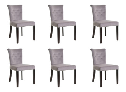 6x Design Polster Sitz Stühle Stuhl Seht Garnitur Sessel Lounge Club Lehnstuhl
