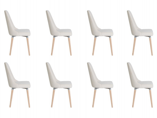8x Design Polster Sitz Stühle Stuhl Seht Garnitur Sessel Lounge Club Set