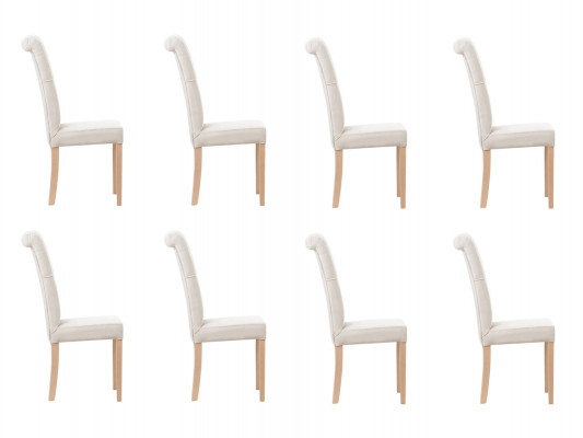 8x Design Polster Sitz Stühle Stuhl Seht Garnitur Sessel Lounge Club Set