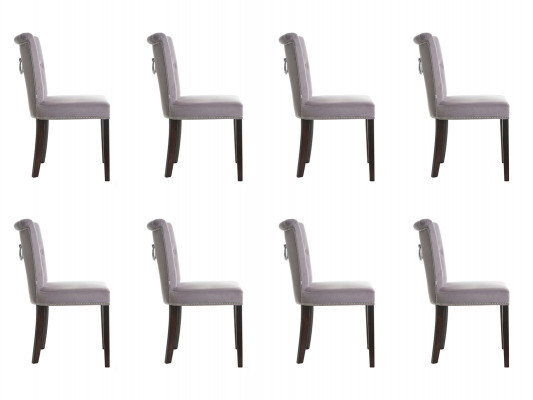 8x Polster Sitz Stühle Stuhl Seht Garnitur Sessel Lounge Club Set