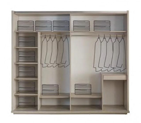 Stilvoller Weißer Kleiderschrank Schlafzimmer Schränke Luxus Holz Möbel
