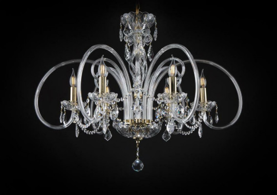 Kristall Kronleuchter Lampe Deckenleuchte Bohemia Hängeleuchten Lampe Kronleuchter