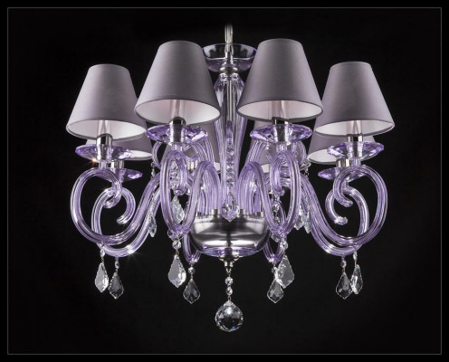 Cover Bohemia Moderne Kronleuchter Lampe Leuchtende Lampe Kristall Kerzenständer Neun