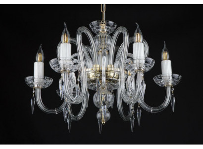 Kristall Kronleuchter Bohemia Lampe Deckenleuchte Hängeleuchte