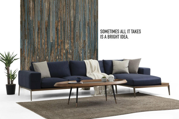 Ecksofa L-Form Sofa Wohnzimmer Grau Modern Stoff Sofas Sitzer Design