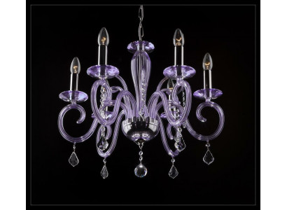 Bohemia Moderne Kronleuchter Licht Deckenleuchten Kronleuchter Kristall Mauve Lampe