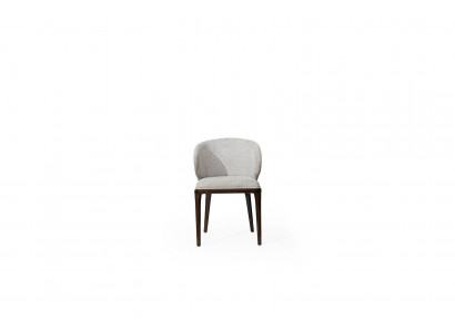 Exklusiver Grauer Stuhl Esszimmer Moderne Stühle Designer Polsterstuhl