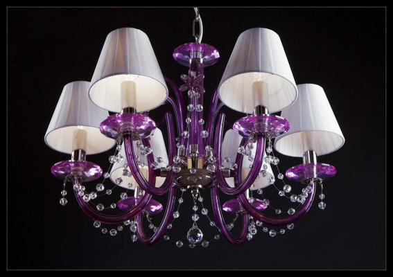 Pendelleuchte Deckenleuchte Deckenstrahler Spot Kronleuchter Bohemia Ampelschirm