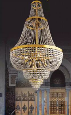 Hängeleuchte Kronleuchter Lampe Kristalllampe Deckenleuchte Lampen 100x245