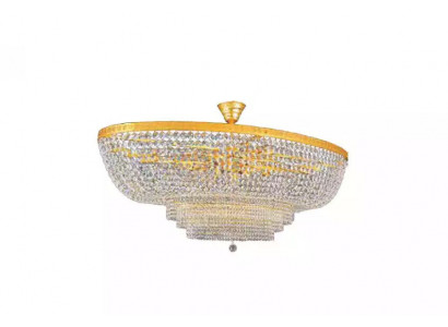 Deckenleuchter Luxus Kronleuchter Deckenlampe Lüster Gold Kristall Lampe